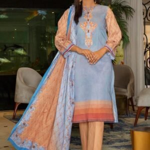 Mustard Yellow Net with Embroidery Gharara Set